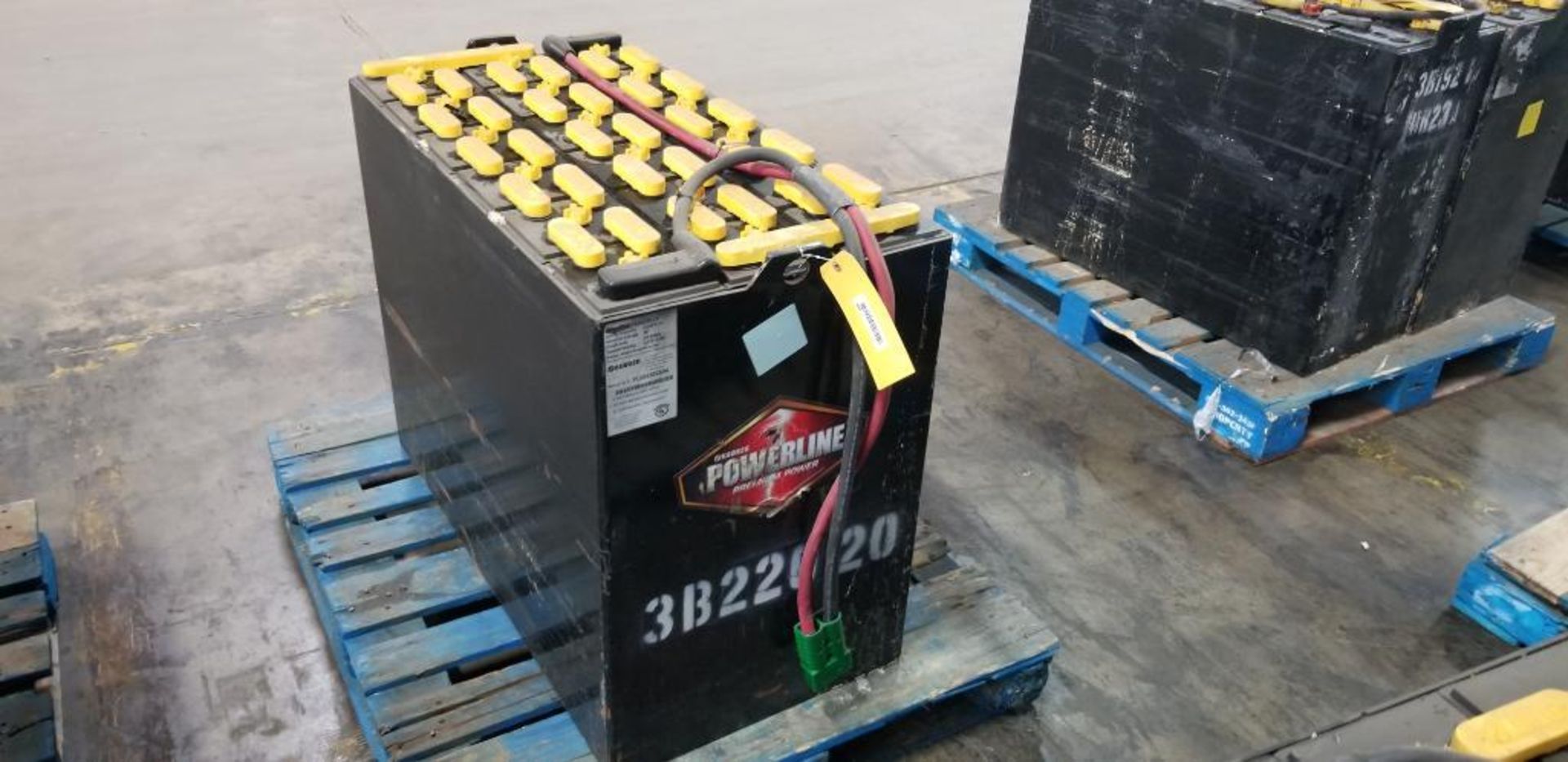 Hawker Powerline Battery, EO-583, 36v, 1000A.H., Battery Weight: 2,780 LB., 38" L x 20" W x 31" H ($