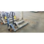 (2) Crown 5,000-LB. Capacity Manual Pallet Jacks ($25 Loading Fee Will be Added to Buyers Invoice)