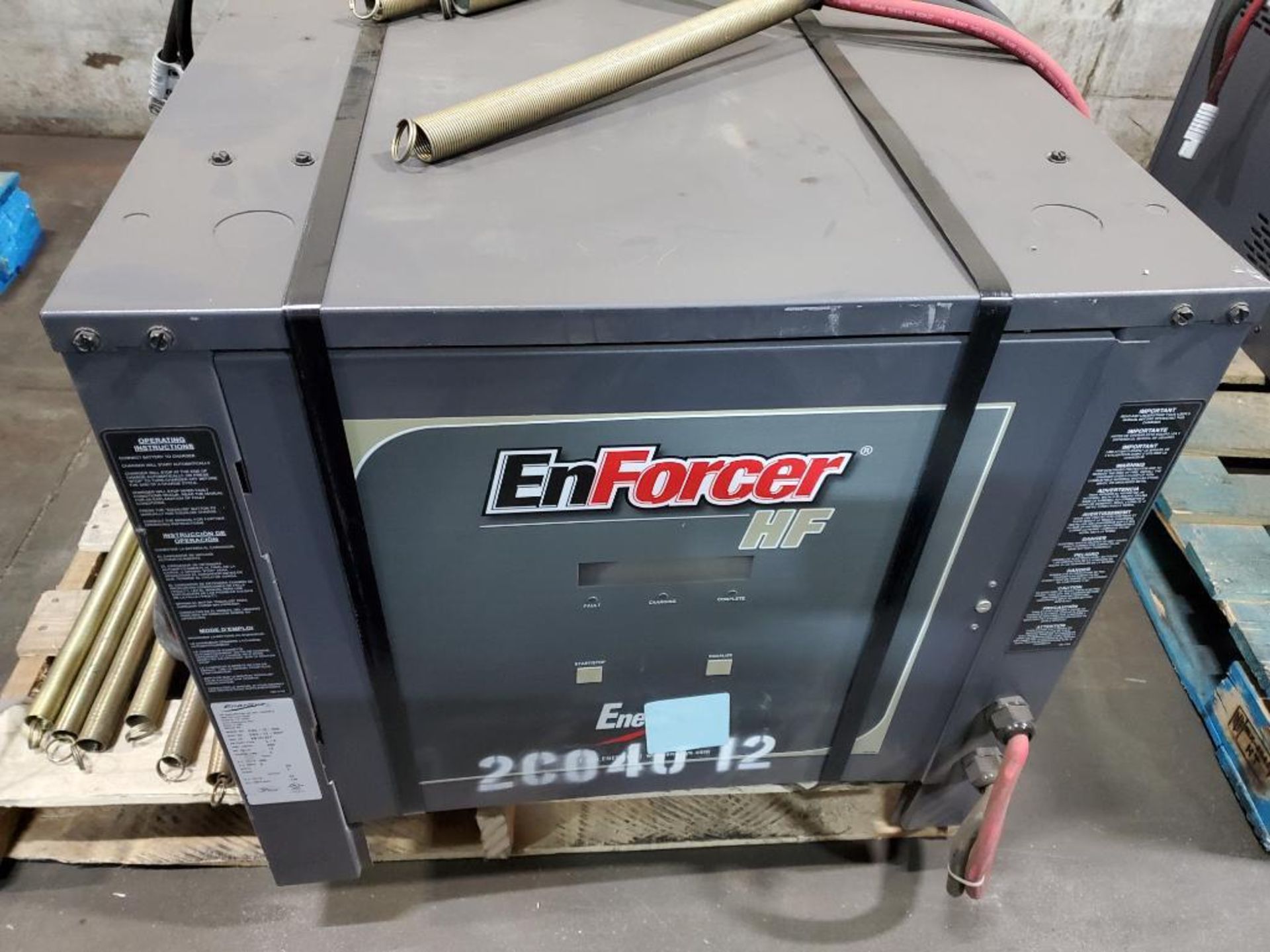 (2x) EnerSys Enforcer Battery Chargers, Model EH3-12-900, Input: 480V, 3-Phase, Output: 24V, 145 Amp - Image 2 of 5