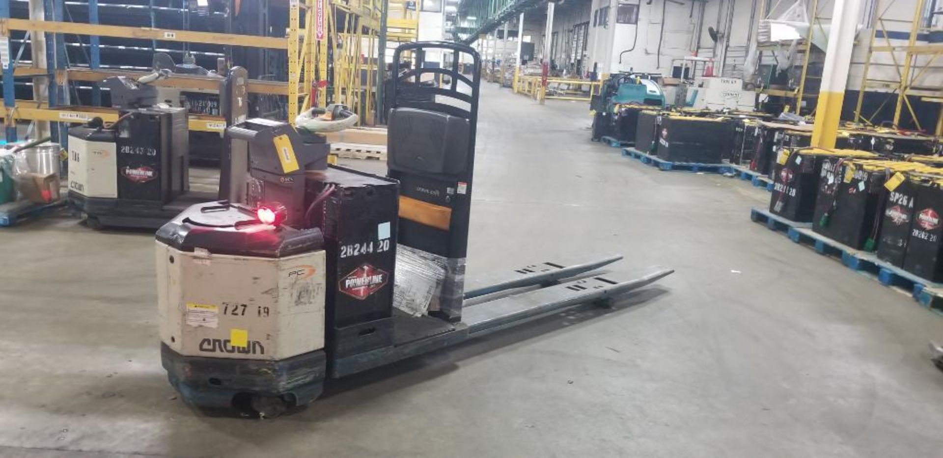 2019 Crown PC 4500 Series End Control Double Pallet Truck, Model PC4500-80, S/N 10141768, 8,000 LB.