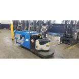 2014 Crown PE 4500 Series End Control Single Pallet Truck w/ BHS Battery Changer, Pallet Jack Model