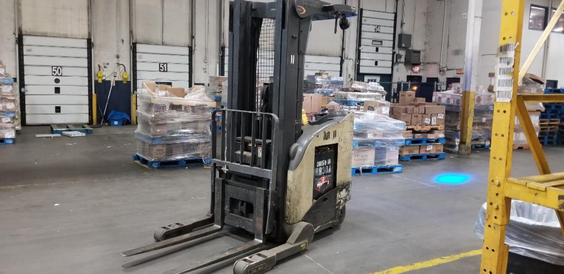 Crown RR 5200 Series Electric Reach Truck, Model RR5220-45, S/N. 1A274892, 4,500 LB. Lift Capacity, - Image 4 of 8