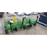 (4) Gorilla Carts, Pneumatic Tires ($25 Loading Fee Will be Added to Buyers Invoice)