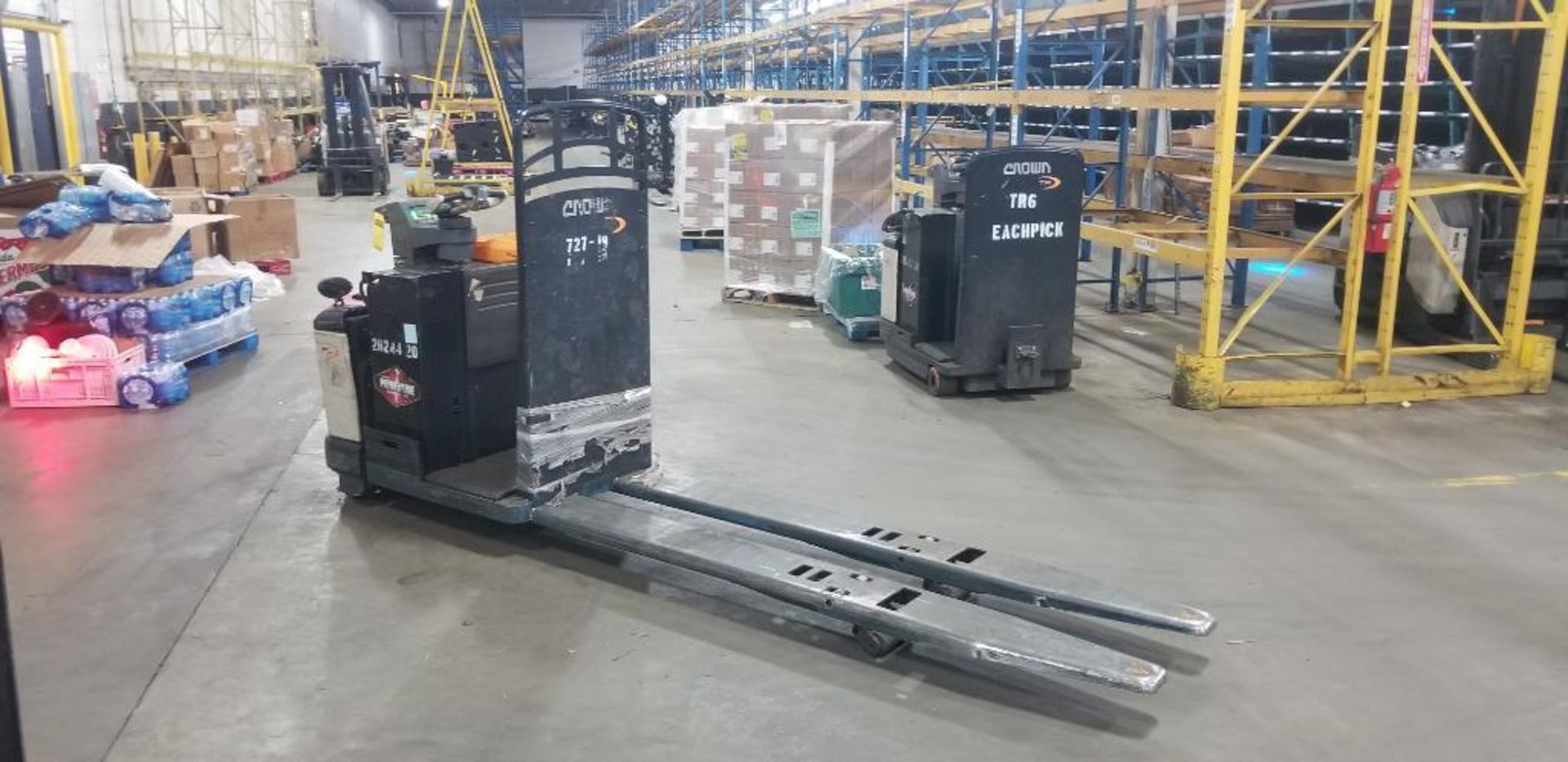 2019 Crown PC 4500 Series End Control Double Pallet Truck, Model PC4500-80, S/N 10141768, 8,000 LB. - Image 4 of 7