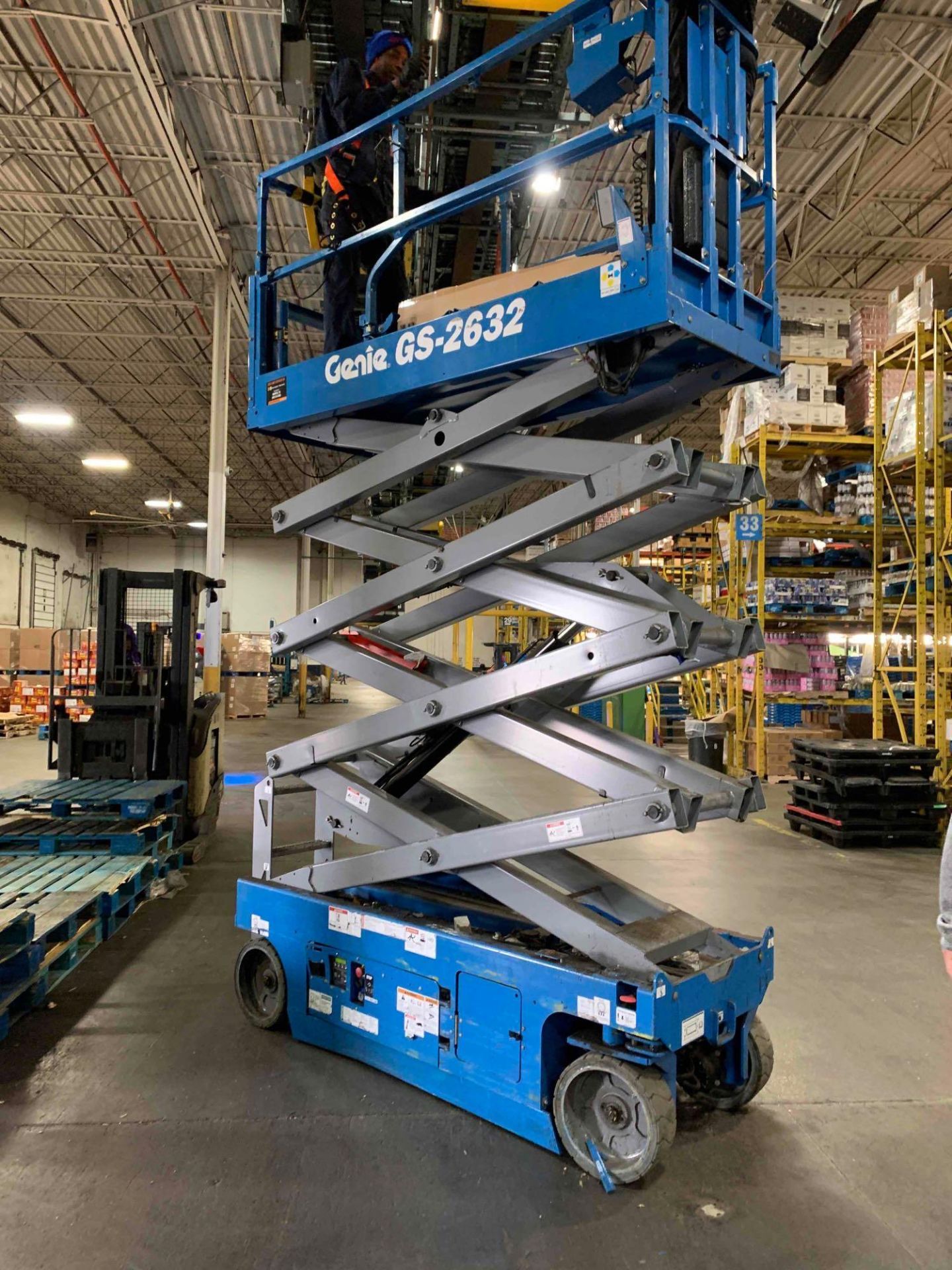 Genie GS-2632 Electric Scissor Lift ($50 Loading Fee Will be Added to Buyers Invoice) - Image 9 of 9