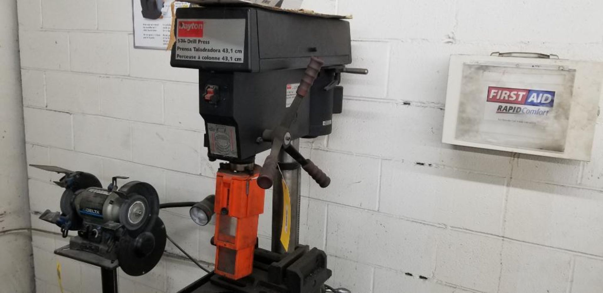 Dayton 17" Drill Press, Model 3Z918F, 120v ($25 Loading Fee Will be Added to Buyers Invoice) - Image 2 of 3