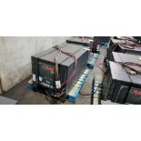 (2x) EnerSys EnForcer Battery Chargers, (1) Model EH3-18-1200, Input: 480V, 3-Phase, Output: 36V, 20