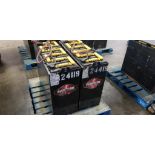 (2x) Hawker Powerline Batteries, 24V, 875A.H., Battery Weight: 1,780 & 1,799 LB., L36"xW14"xH31" ($5