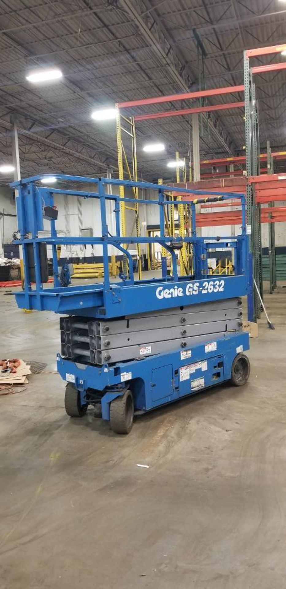 Genie GS-2632 Electric Scissor Lift ($50 Loading Fee Will be Added to Buyers Invoice) - Image 3 of 9