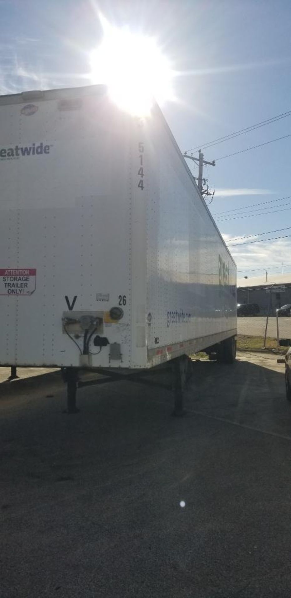 2005 Utility Dry Van Box Trailer, VIN: 1UY VS2533 6G7751 34 VS2DC, GVWR 65,000 LB., w/ Content, Stac - Image 2 of 4