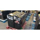 (2x) Hawker Powerline Batteries, EO-583, 36v, 750A.H., Battery Weight: 2,102 & 2,038 LB.,38" L x 16"
