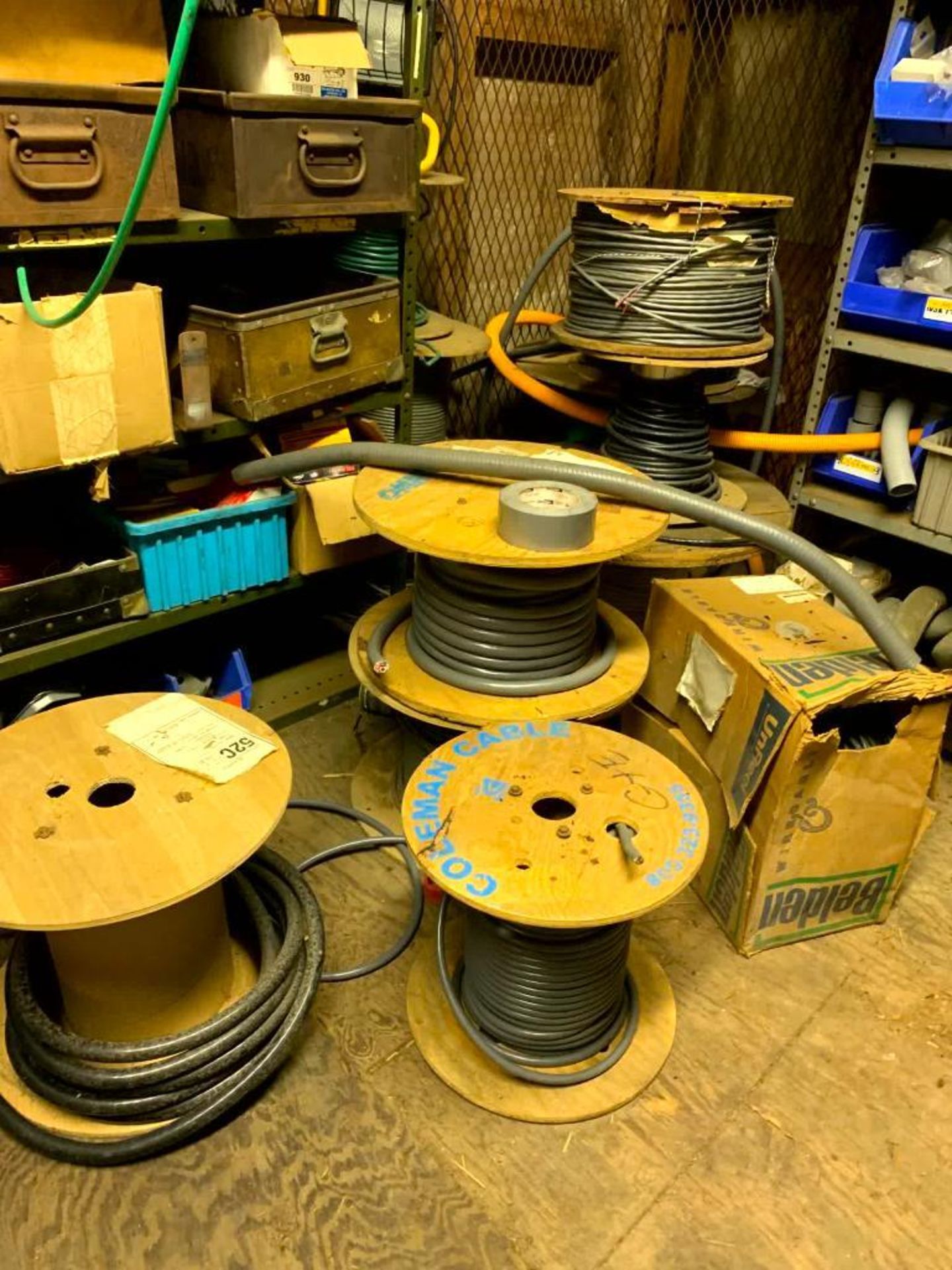 Content of Electrical Supply Room; Spools of Wire, Couplings, Breakers, Fuses, & Much More - Image 10 of 18