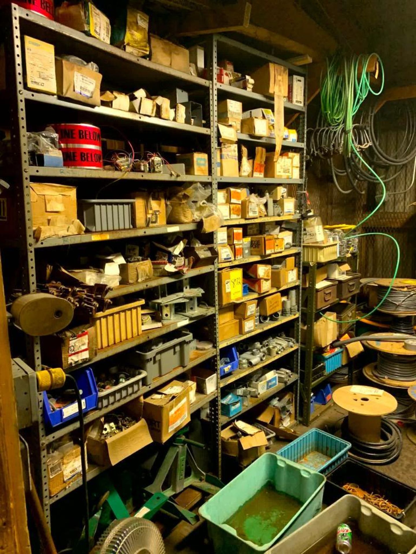 Content of Electrical Supply Room; Spools of Wire, Couplings, Breakers, Fuses, & Much More - Image 2 of 18