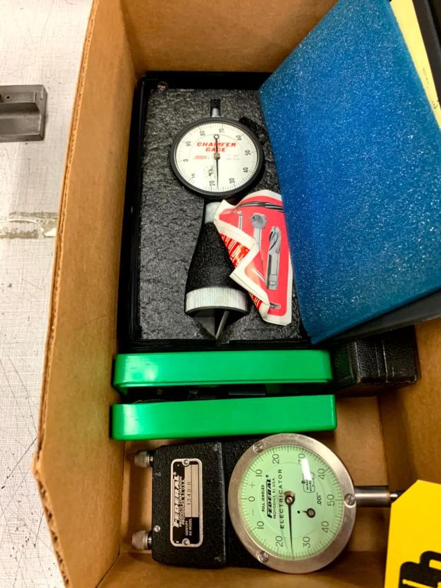 (3) Boxes w/ Dial Indicators, Chamfer Gauge, Measurement Tools - Image 2 of 7