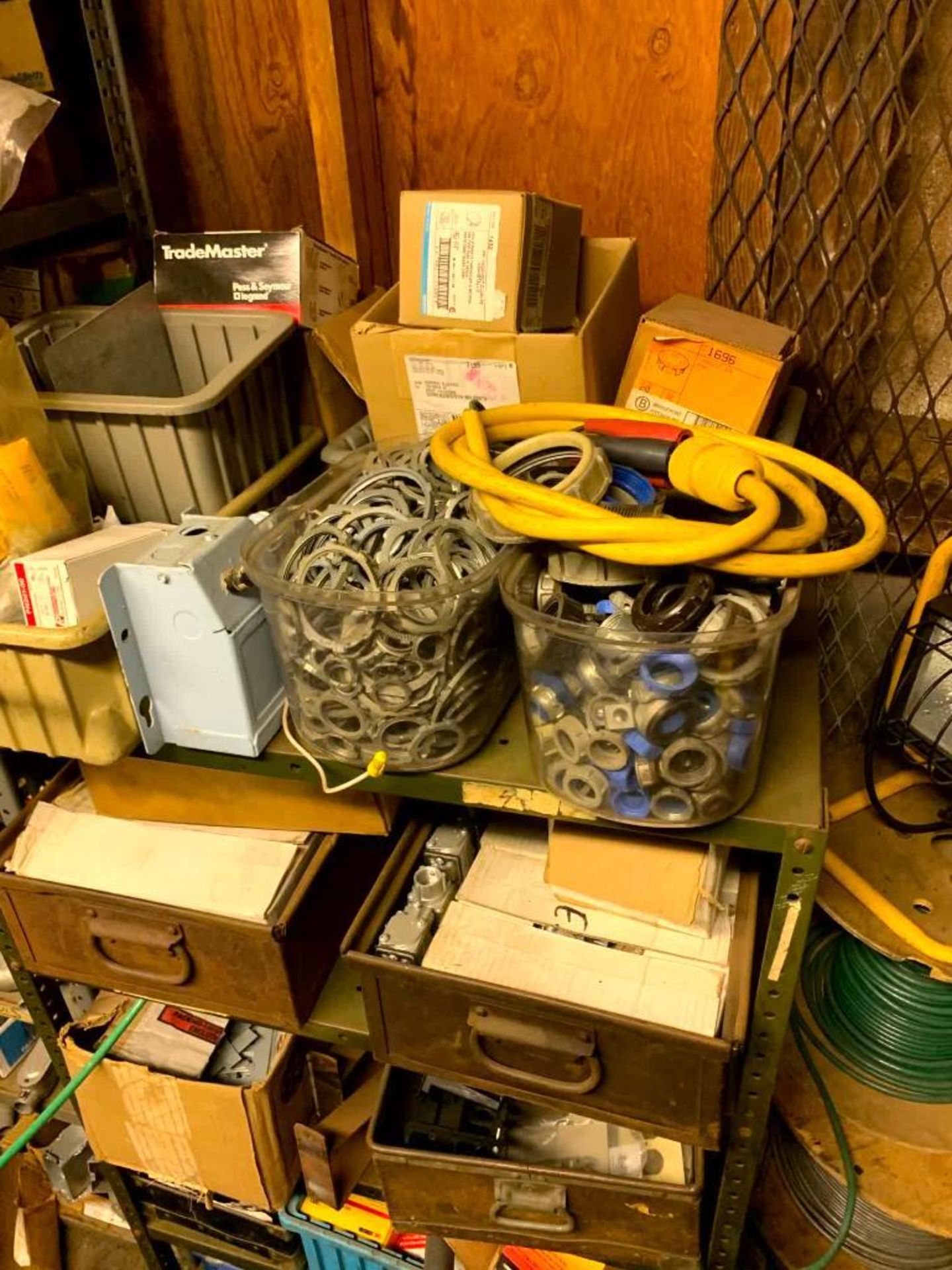 Content of Electrical Supply Room; Spools of Wire, Couplings, Breakers, Fuses, & Much More - Image 8 of 18