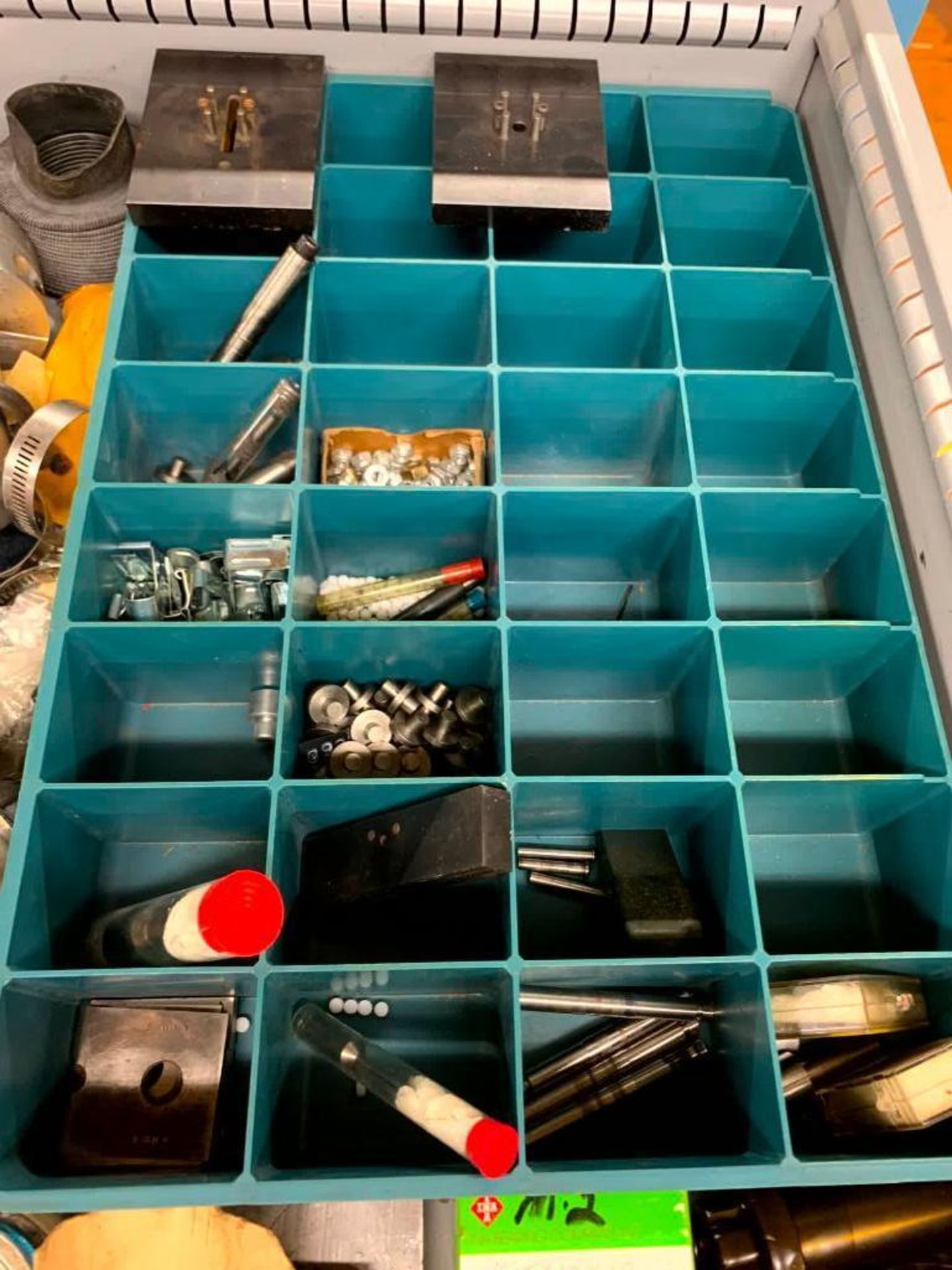 Lista 9-Drawer Cabinet: Bushings, Plugs, Ejectors, Dr-Sta-Co Clamps, Springs, Flex Cable Connectors - Image 4 of 12