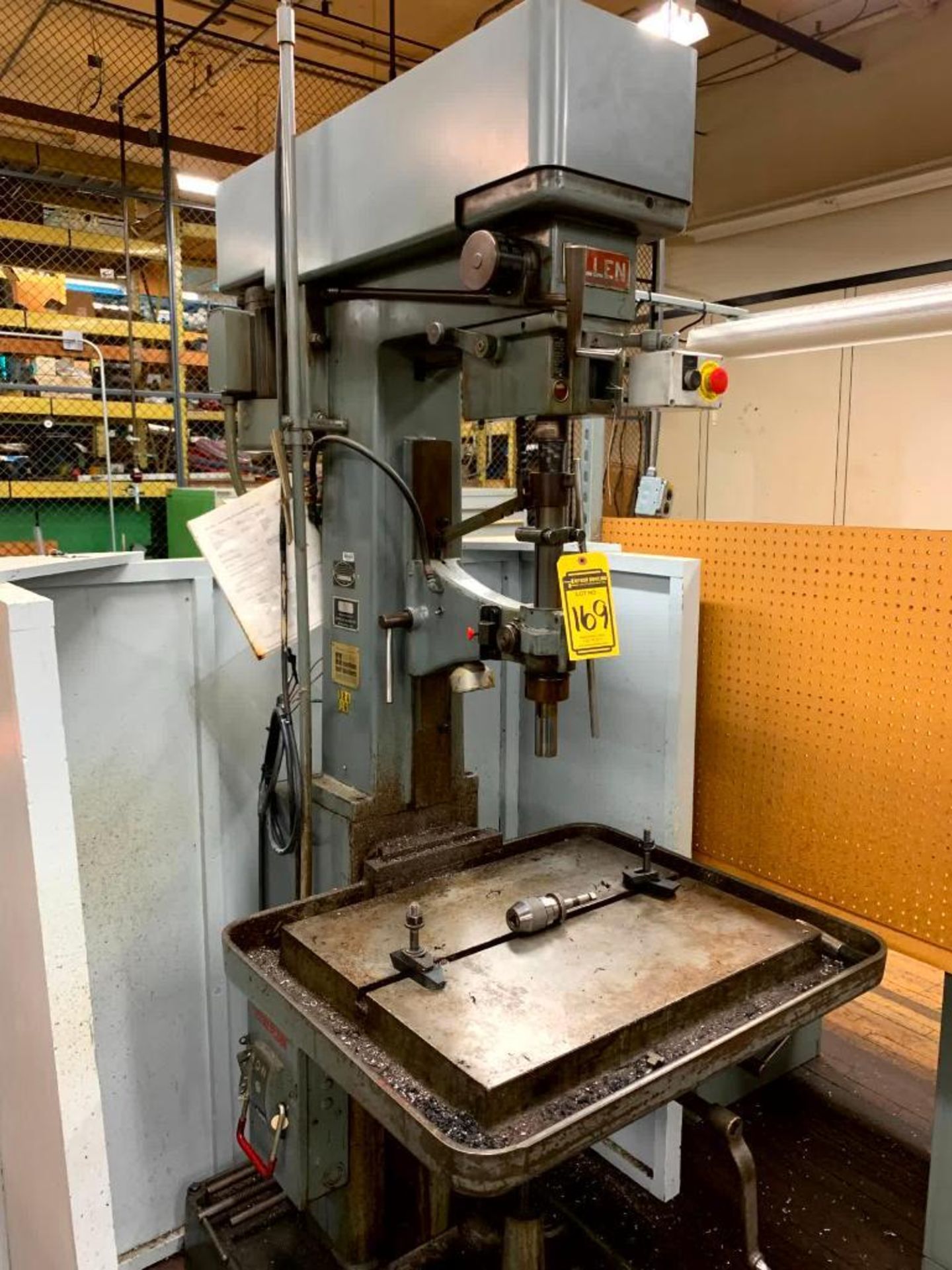 Allen Drill Press, 26-3/8" X 21" Table, 24" Vertical Head Adjust - Image 2 of 4