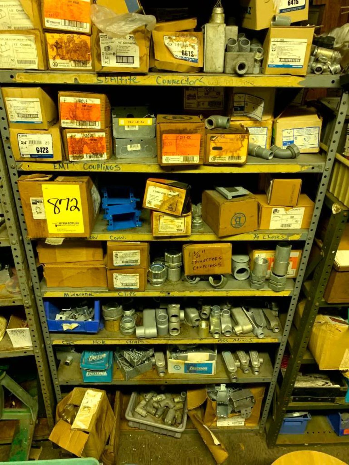 Content of Electrical Supply Room; Spools of Wire, Couplings, Breakers, Fuses, & Much More - Image 7 of 18