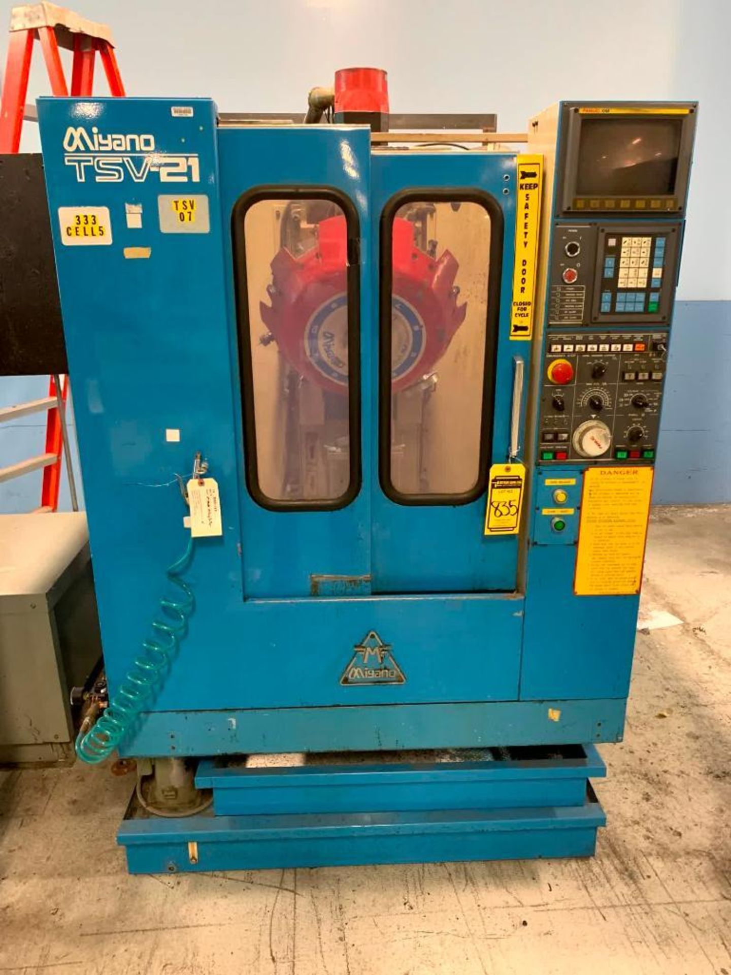 Miyano TSV-21 CNC Mill, 10-Station Turret, Fanuc OM CNC, S/N TSV210323