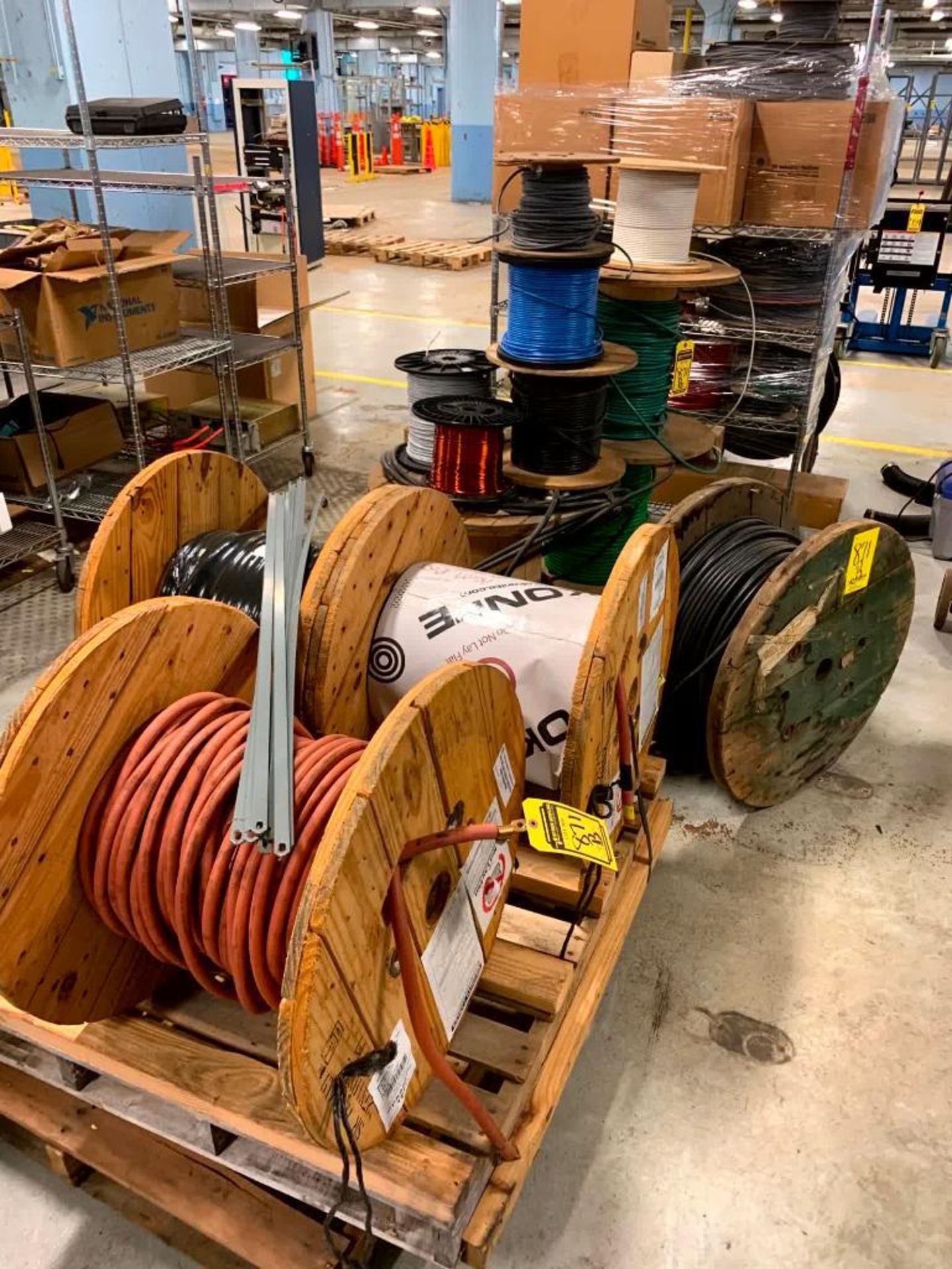 Spools of Assorted Wire