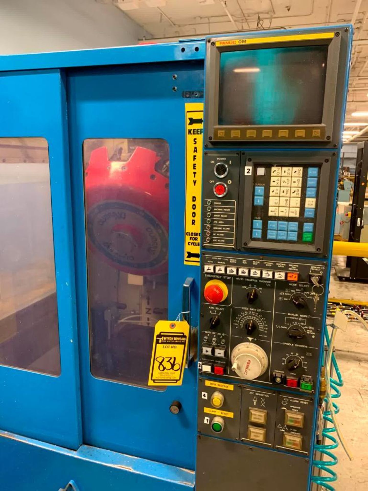 Miyano TSV-21 CNC Mill, 10-Station Turret, Fanuc OM CNC, S/N TSV210474 - Image 3 of 5