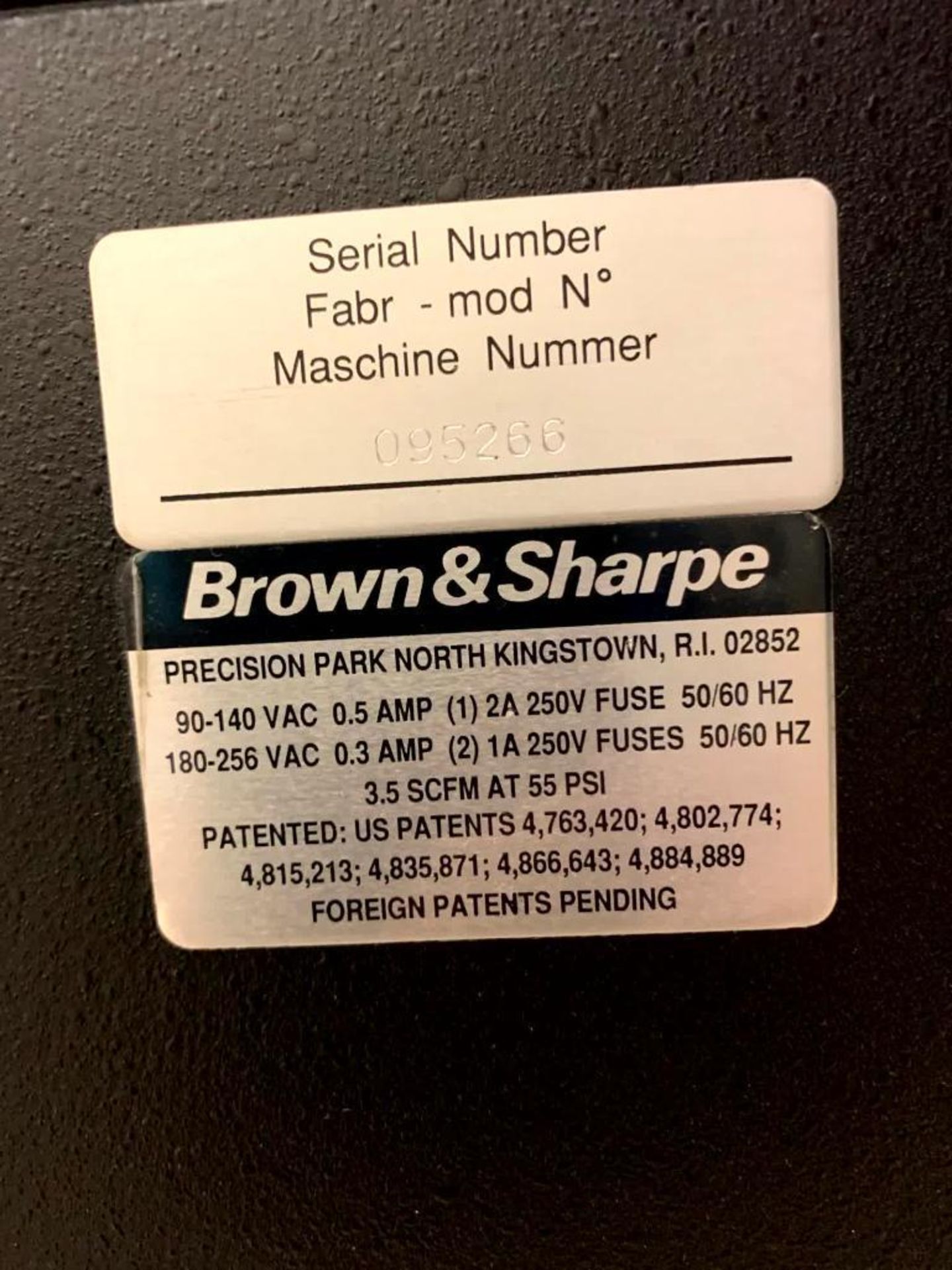 Brown & Sharpe PFX Micro Xcel CMM, 33" X 37" Granite Surface Plate, Renishaw PHC9 MK2 Probe Head Con - Image 9 of 10