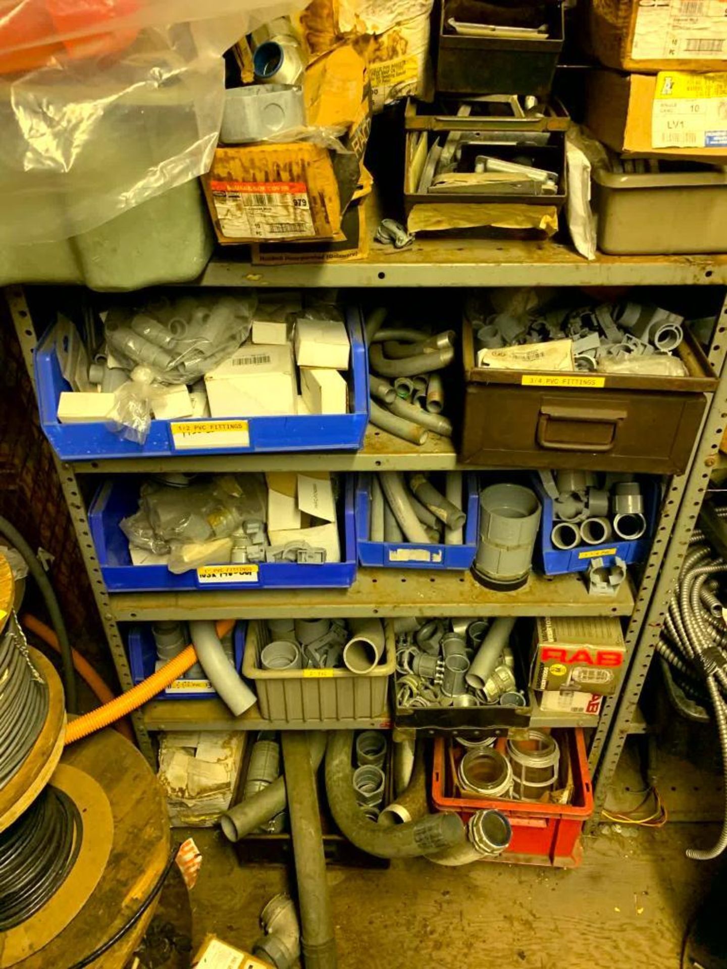 Content of Electrical Supply Room; Spools of Wire, Couplings, Breakers, Fuses, & Much More - Image 11 of 18