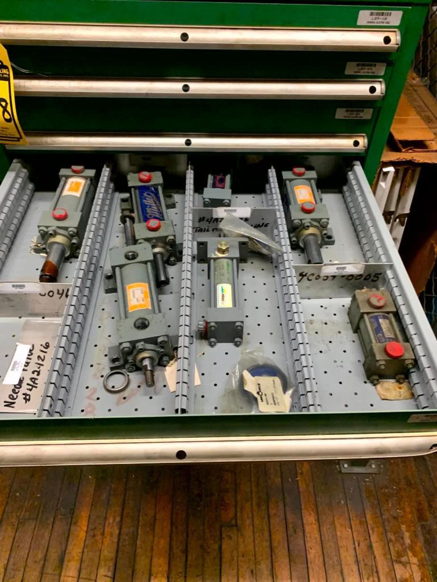 Lista 10-Drawer Cabinet: Repair Kits For Miller Cylinders, Miller Cylinders, Other Cylinders - Image 5 of 11