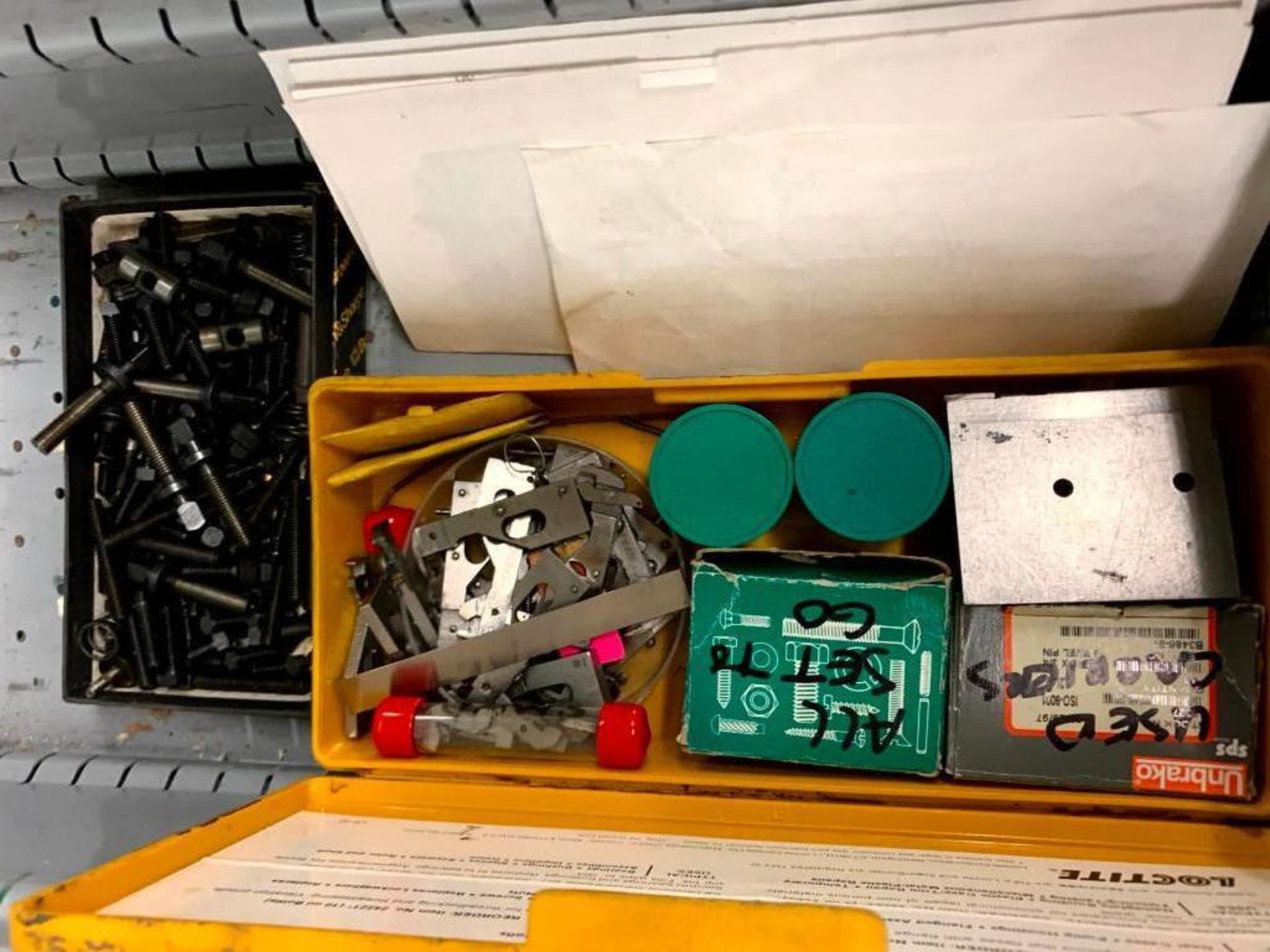 Lista 9-Drawer Cabinet: Bushings, Plugs, Ejectors, Dr-Sta-Co Clamps, Springs, Flex Cable Connectors - Image 11 of 12