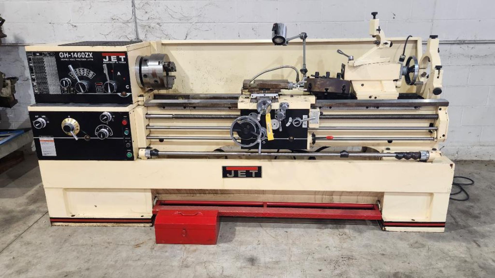 Jet Geared Head Precision Lathe, Model GH-1460ZX, S/N 000821ZX204, 230V/460V, 3-Phase