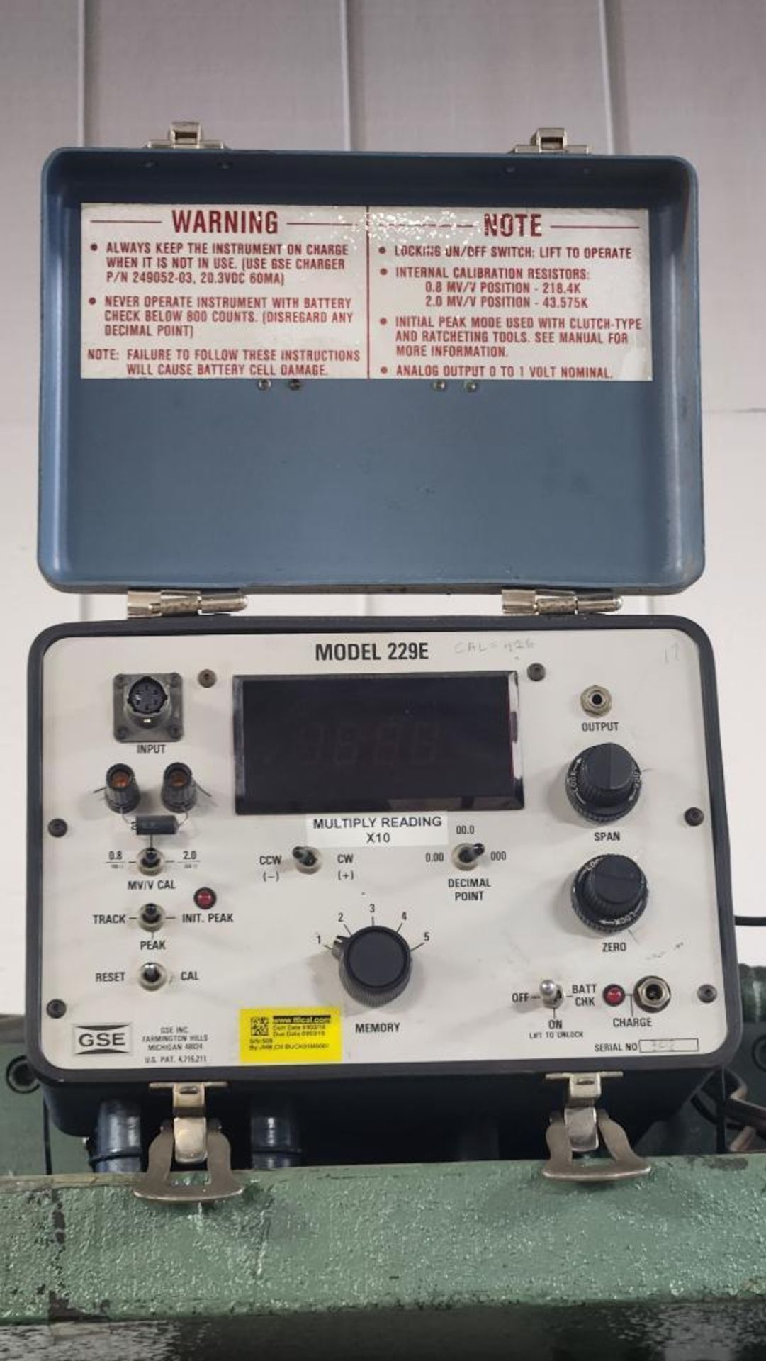 Custom Tensile Strength Testing Unit, GSE Model 229E, w/ 5 HP Hydraulic Pump, 480 V, 3-Phase