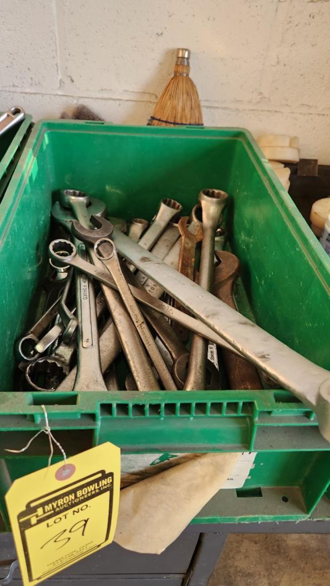 Bin of Assorted Wrenches