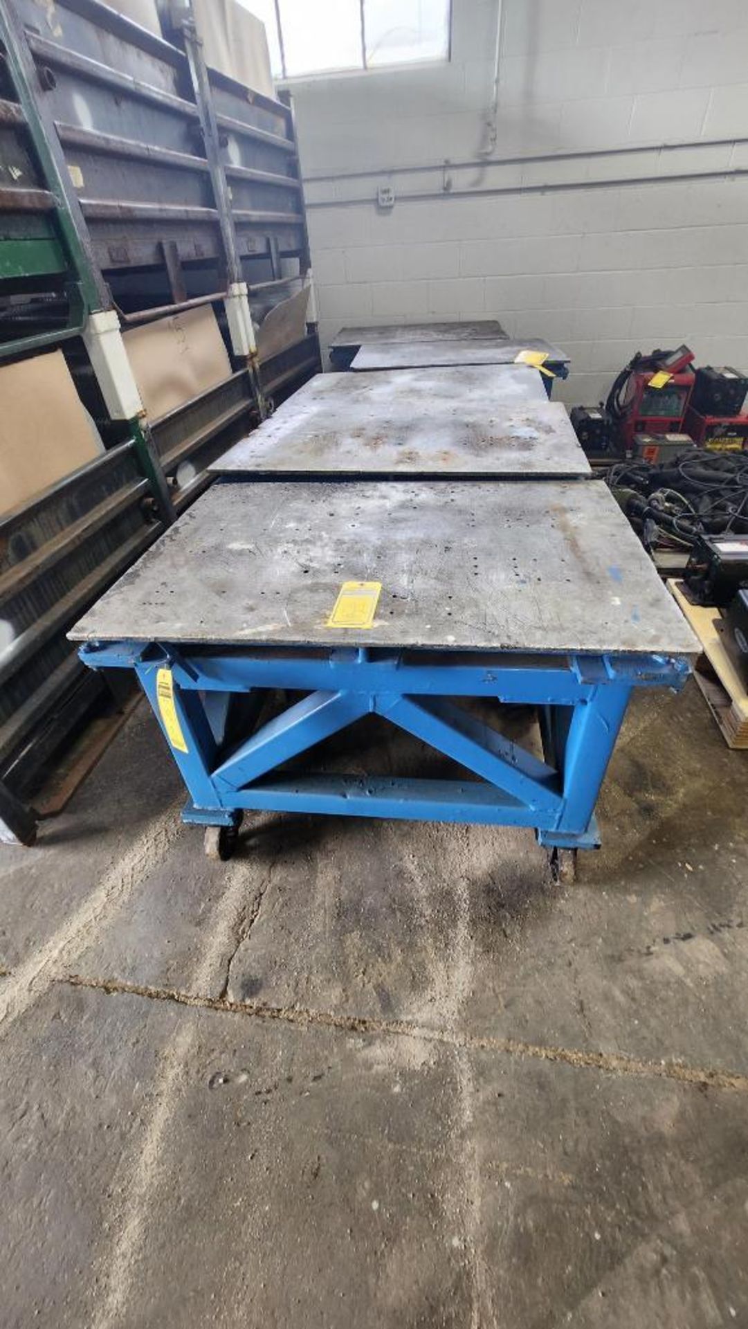 (5x) Steel Welding Table Carts