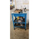 Steel Shop Desk w/ Content