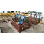 Steel Basket Skid w/ Content of Assorted Press Operation Switches
