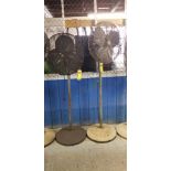 (2x) Shop Fans w/ Stands