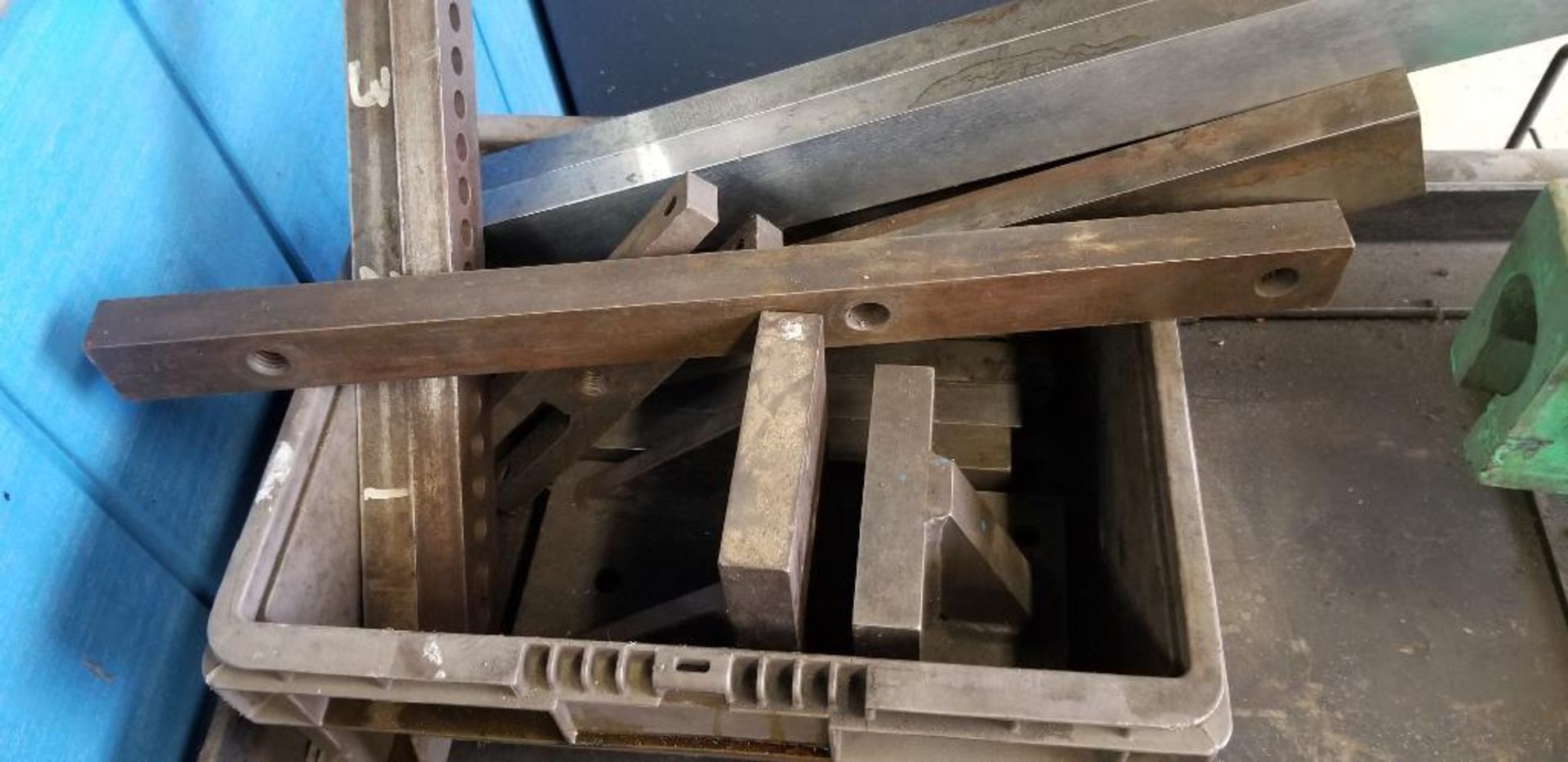 Bin of Assorted Machine Brackets - Image 2 of 2