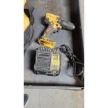 Dewalt 20V Brushless Cordless Drill, Model DCD777, S/N 670836, w/ Battery, Charger, & Bag