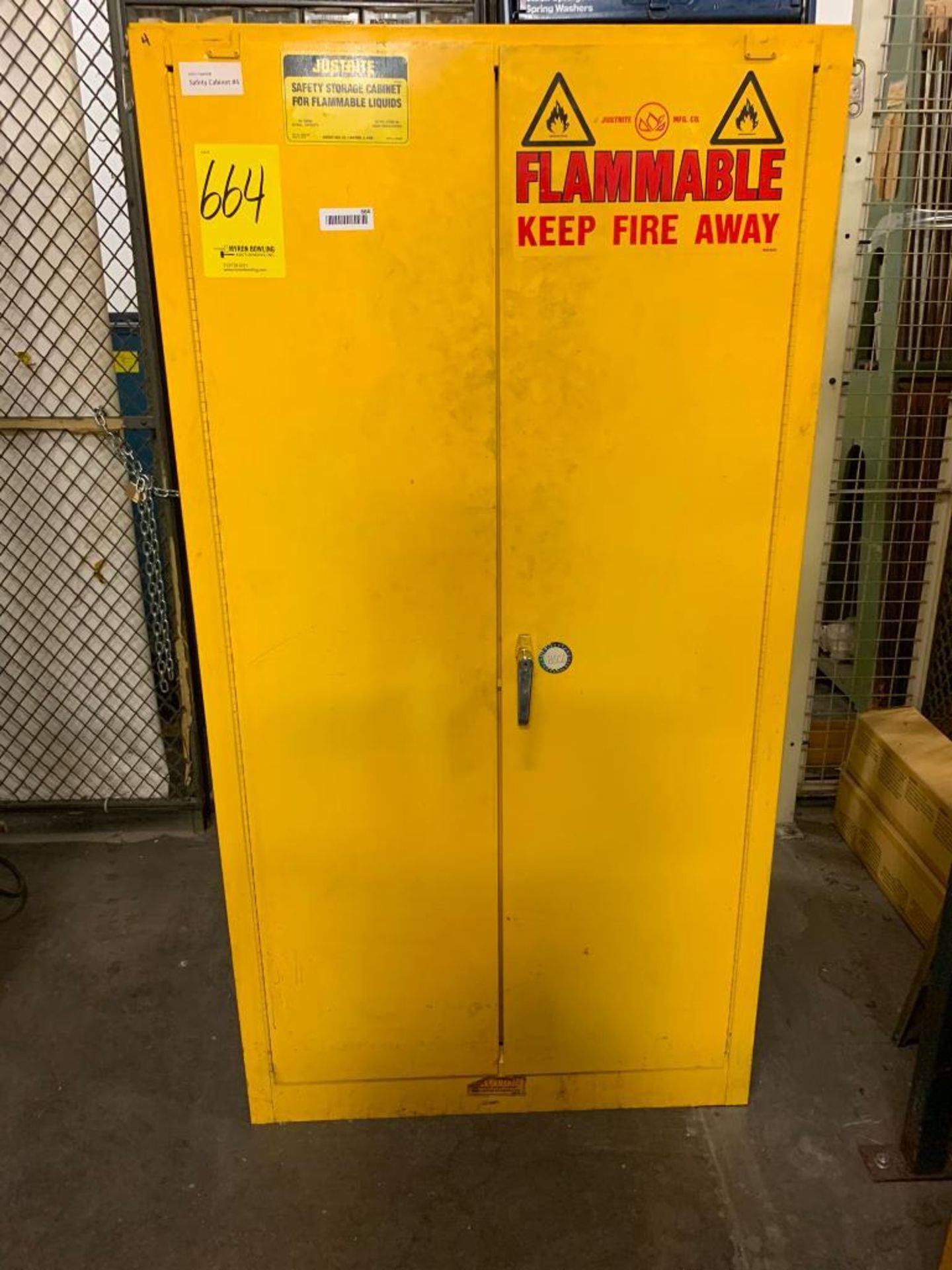 Justrite 60-Gallon Capacity Flammable Liquid Storage Cabinet