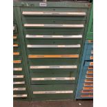 Vidmar 8-Drawer Cabinet w/ Endmills, Shell Mills, Soldering Wire