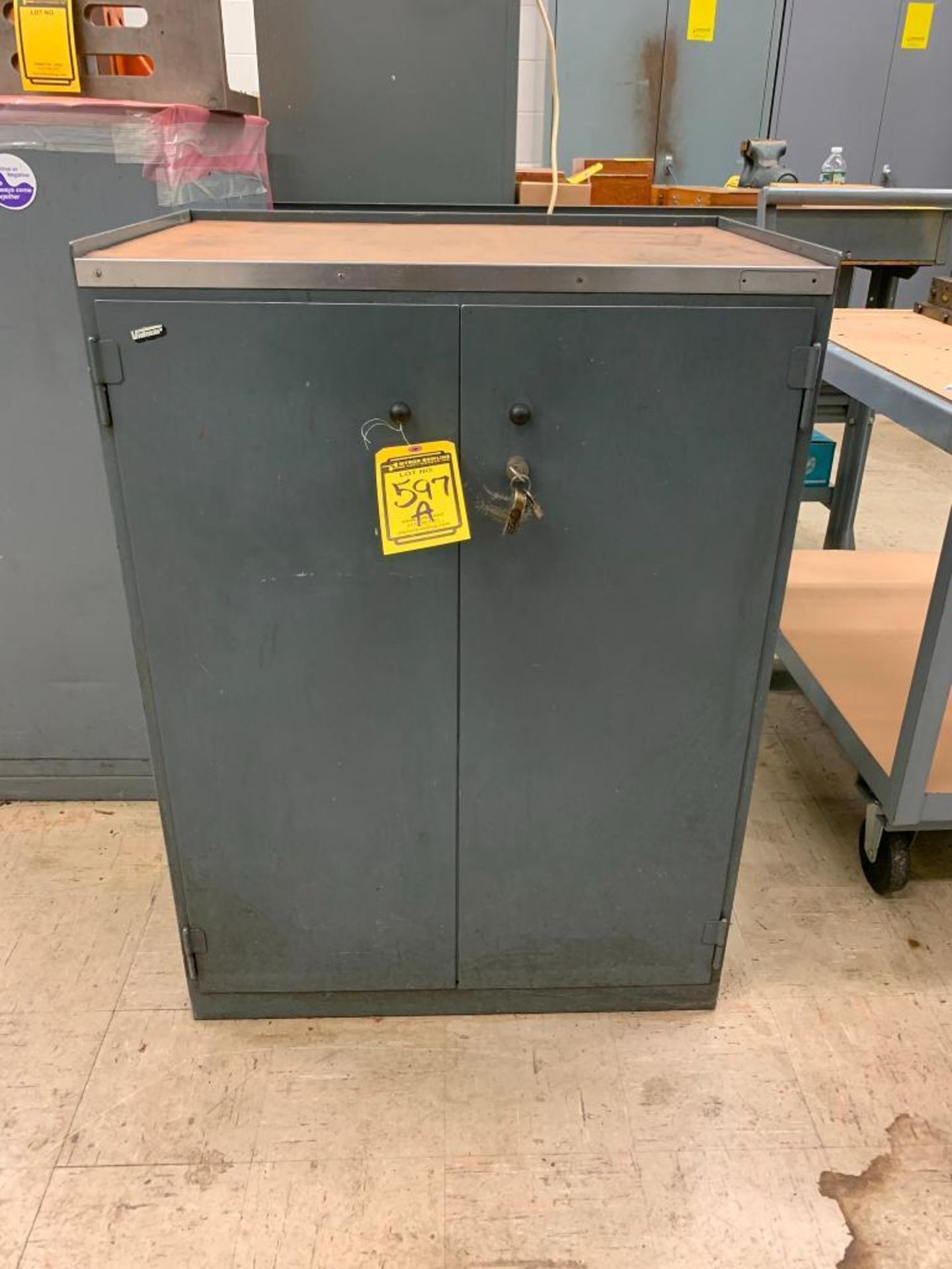 Cabinet w/ Moore Tooling, Societe Boring Heads, Tool Holders, & More