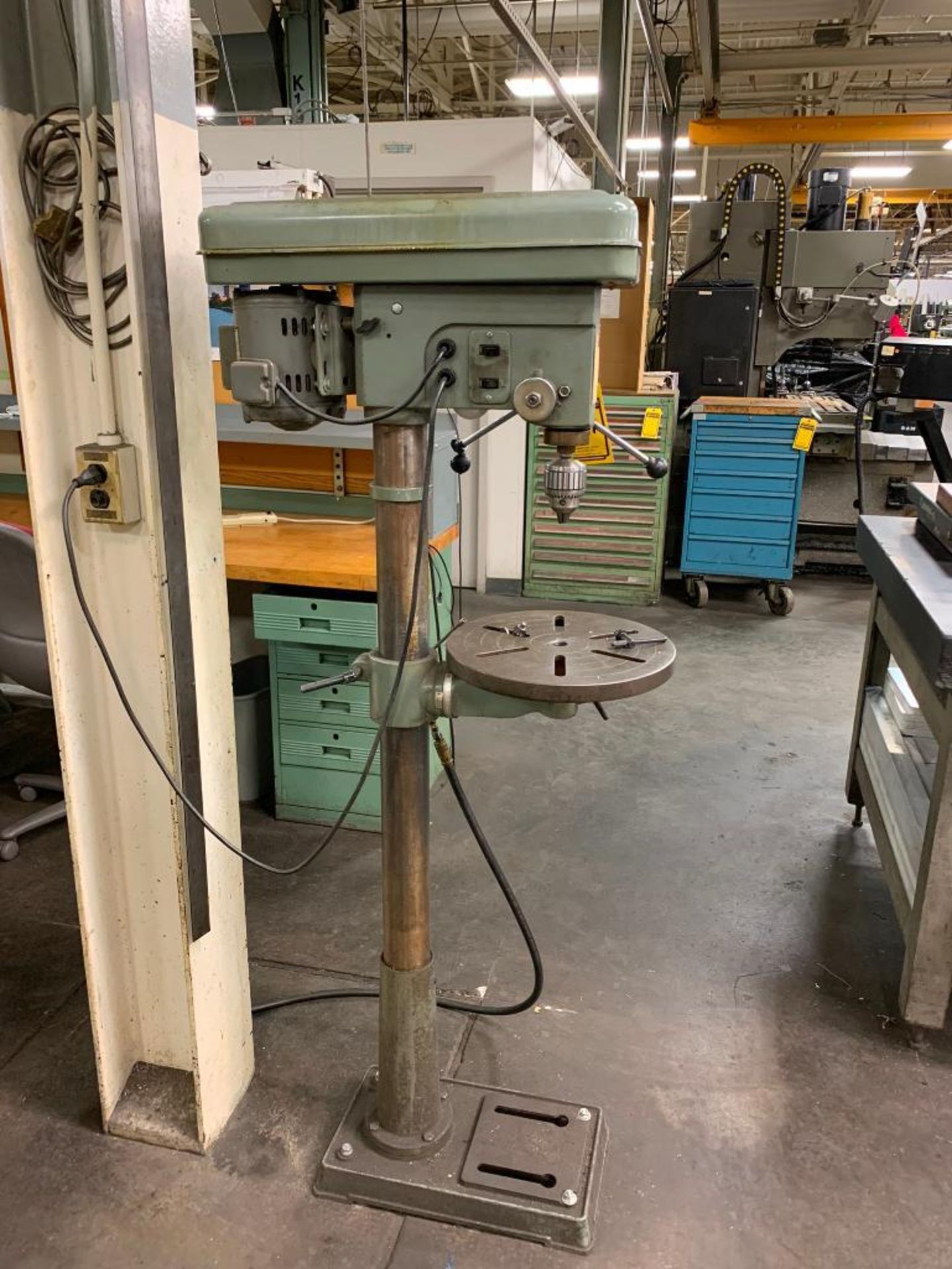 Washington Pedestal Drill Press, Model 80-011-9, 3/4-HP, 120 V - Image 2 of 3