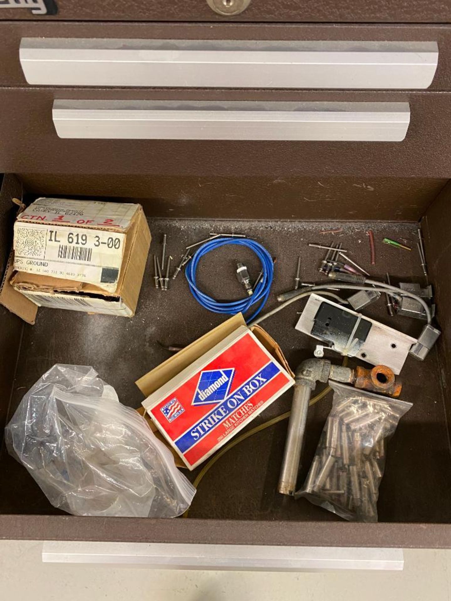 Kennedy Toolbox w/ Assorted Hardware - Image 4 of 6