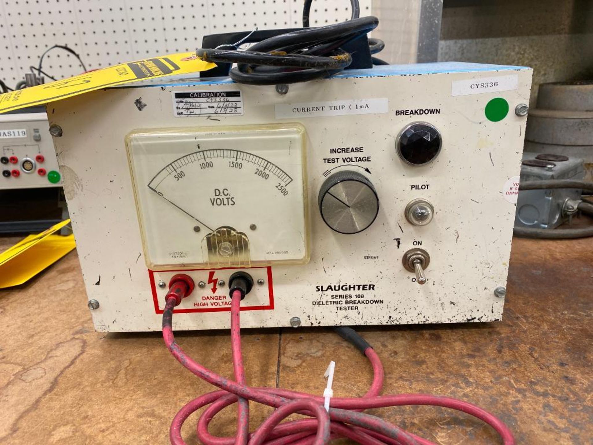 Slaughter Series 108 Dielectric Breakdown Tester - Image 2 of 2