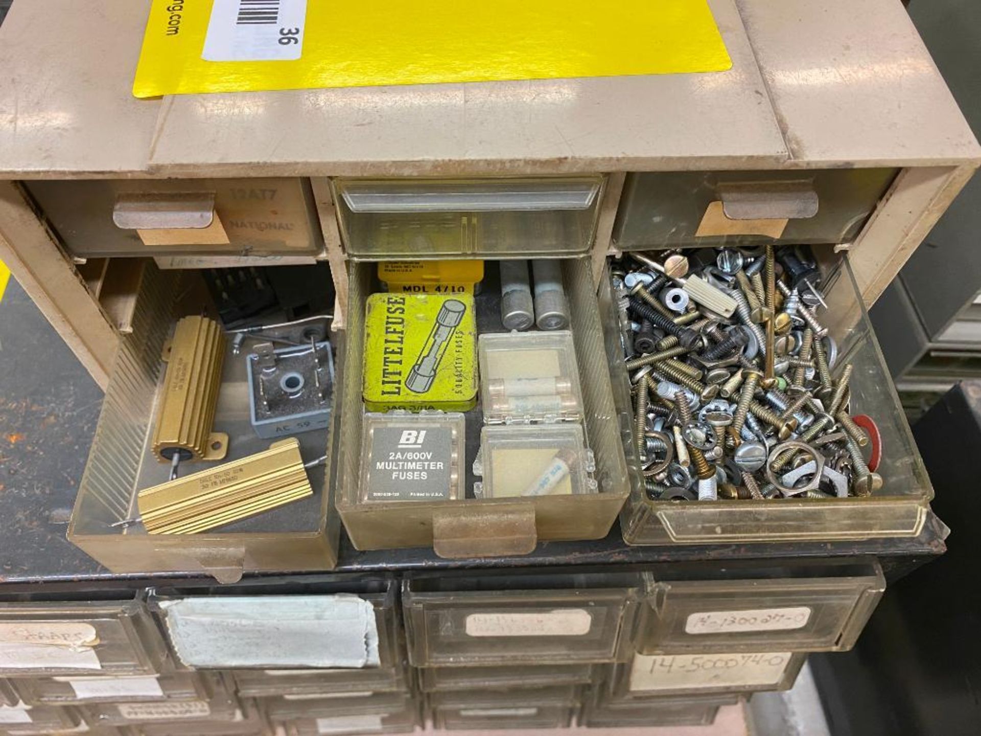 Organizers w/ Electrical Components & Fasteners - Image 2 of 2