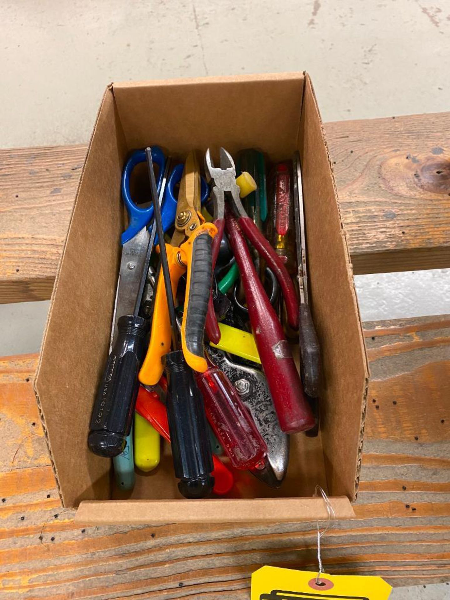 Box of Assorted Hand Tools