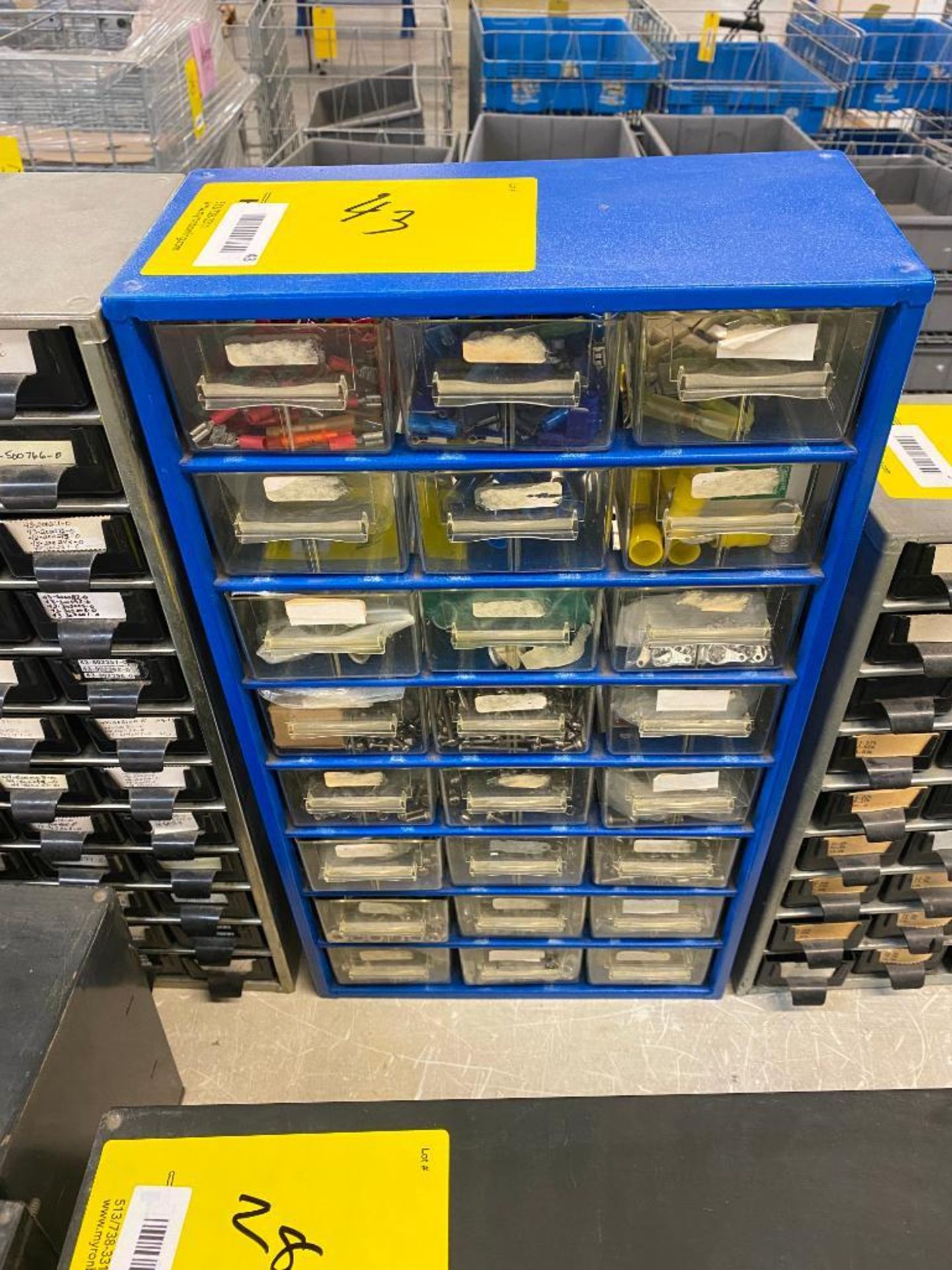 Organizer w/ Electrical Components & Fasteners