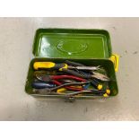 Toolbox w/ Assorted Hand Tools