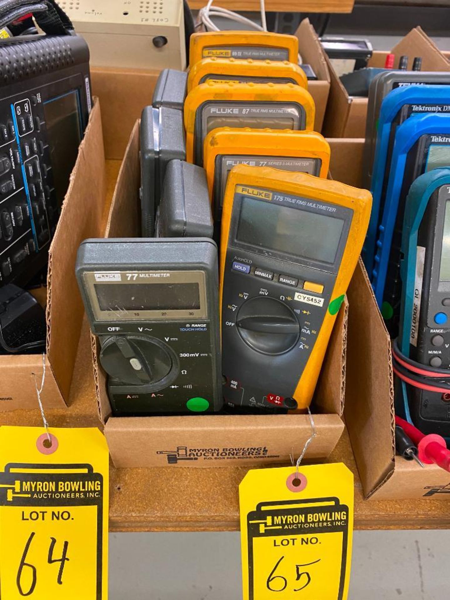 (9) Fluke Multimeters