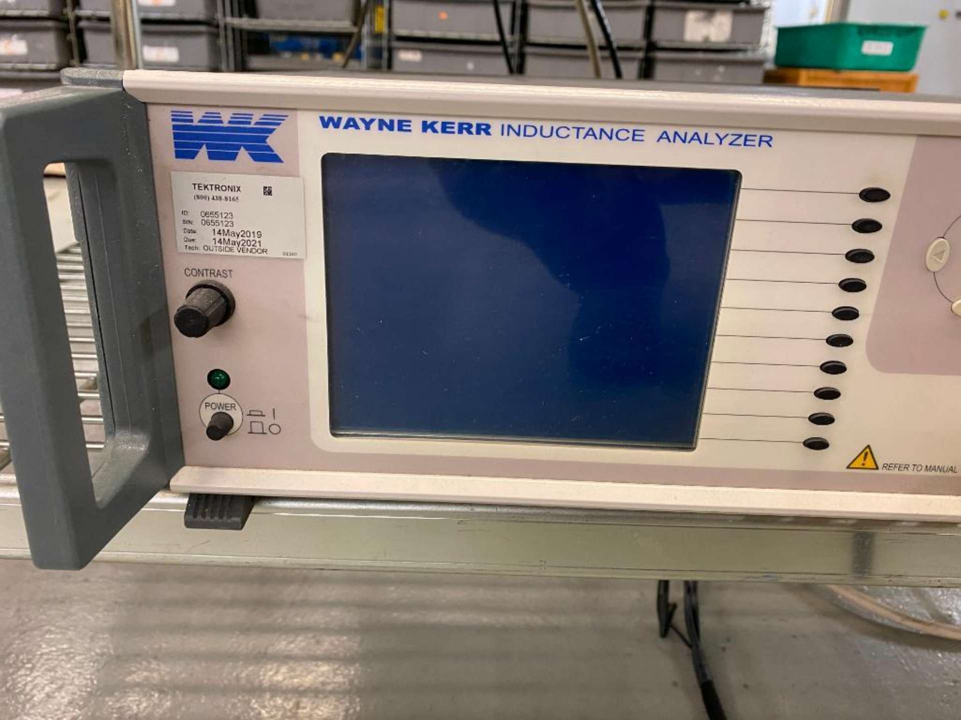 { Group of lots: 102, 103, 104, 105 } Wayne Keer Inductance Analyzer ...